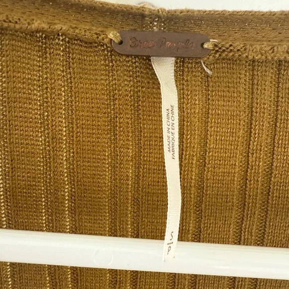 Free People Skinny Mini Duster Ribbed Cardigan - Picture 2 of 9